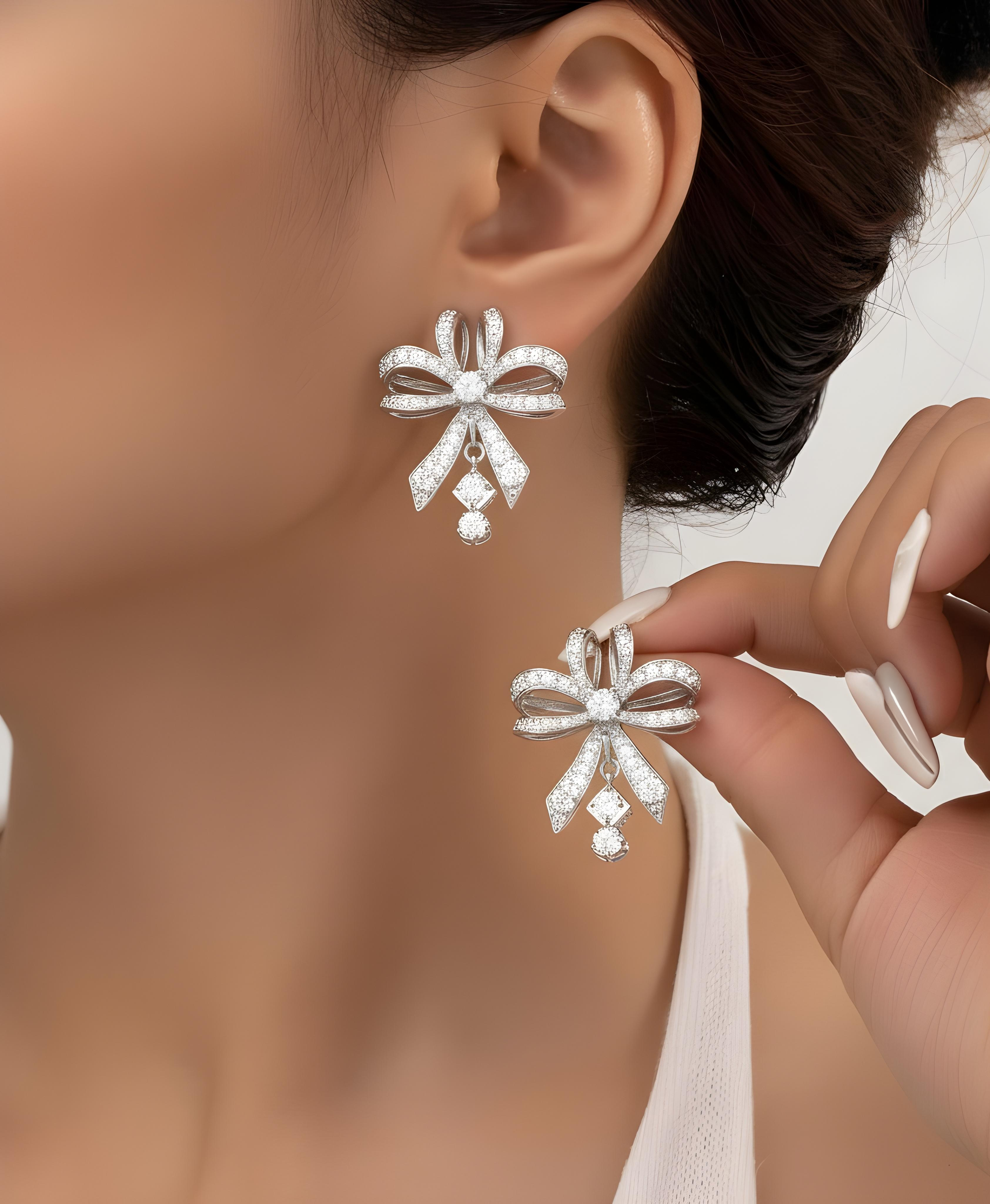 Elegance Ribbon Earrings