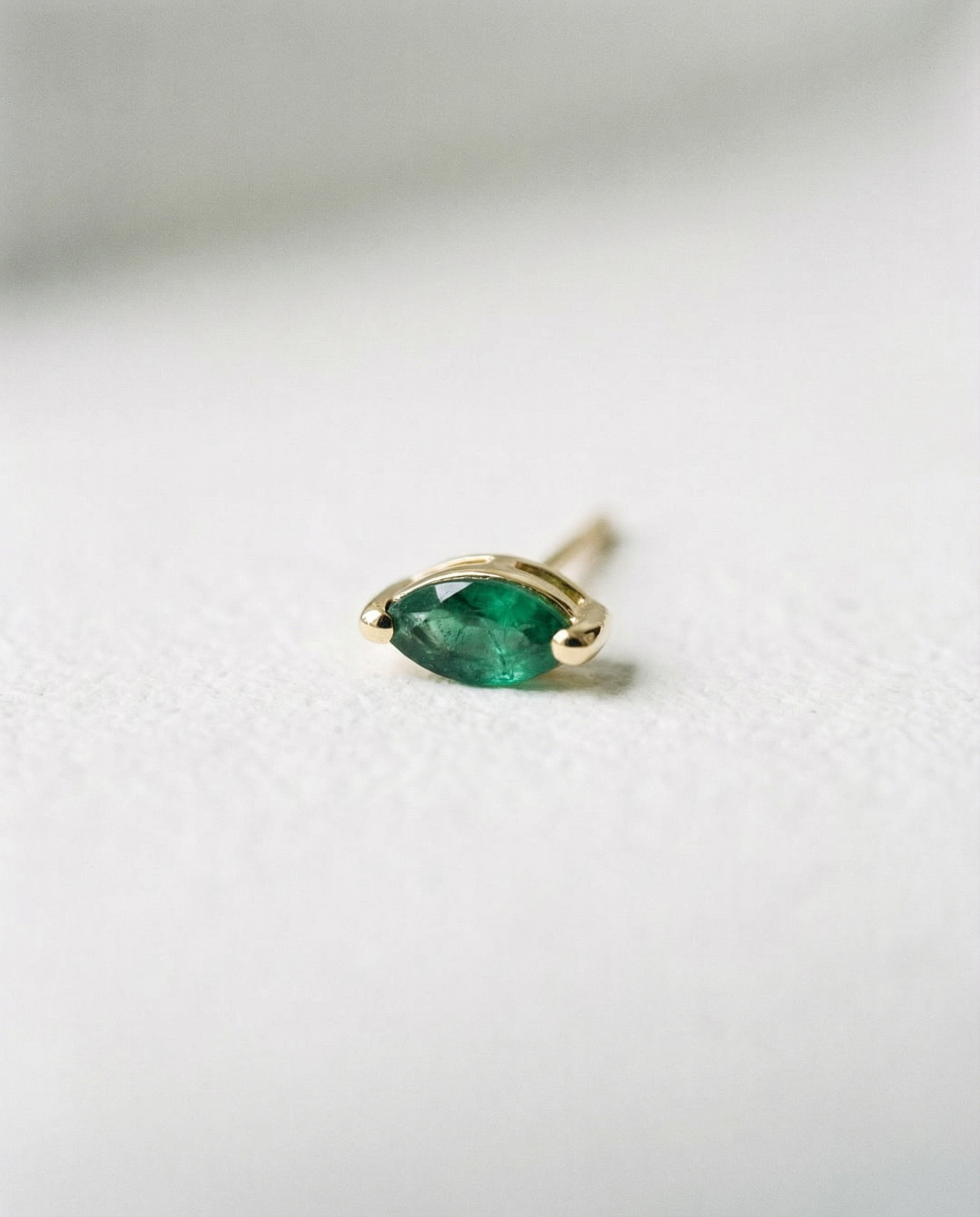 Emerald Stud Earring