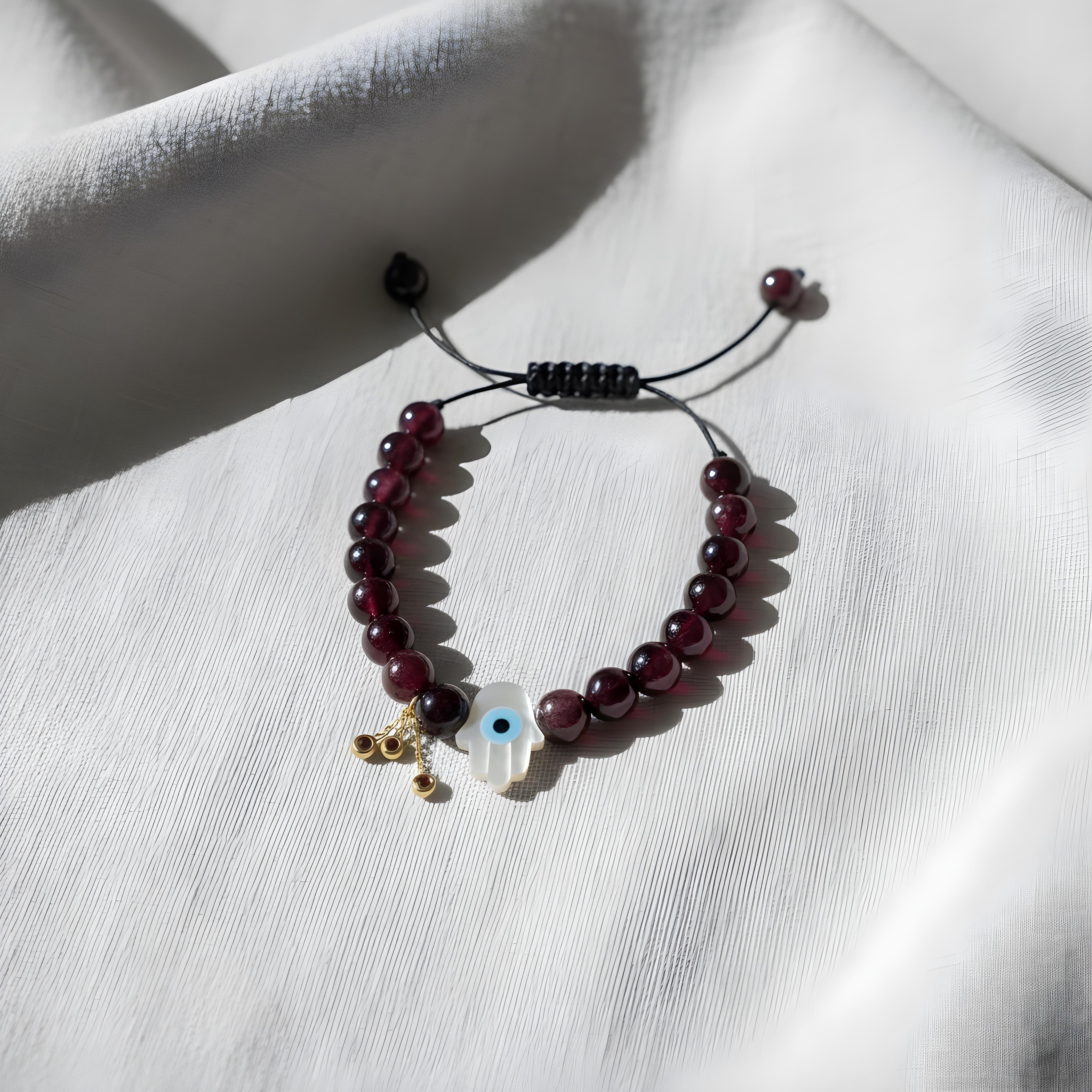 Garnet Protection Bracelet