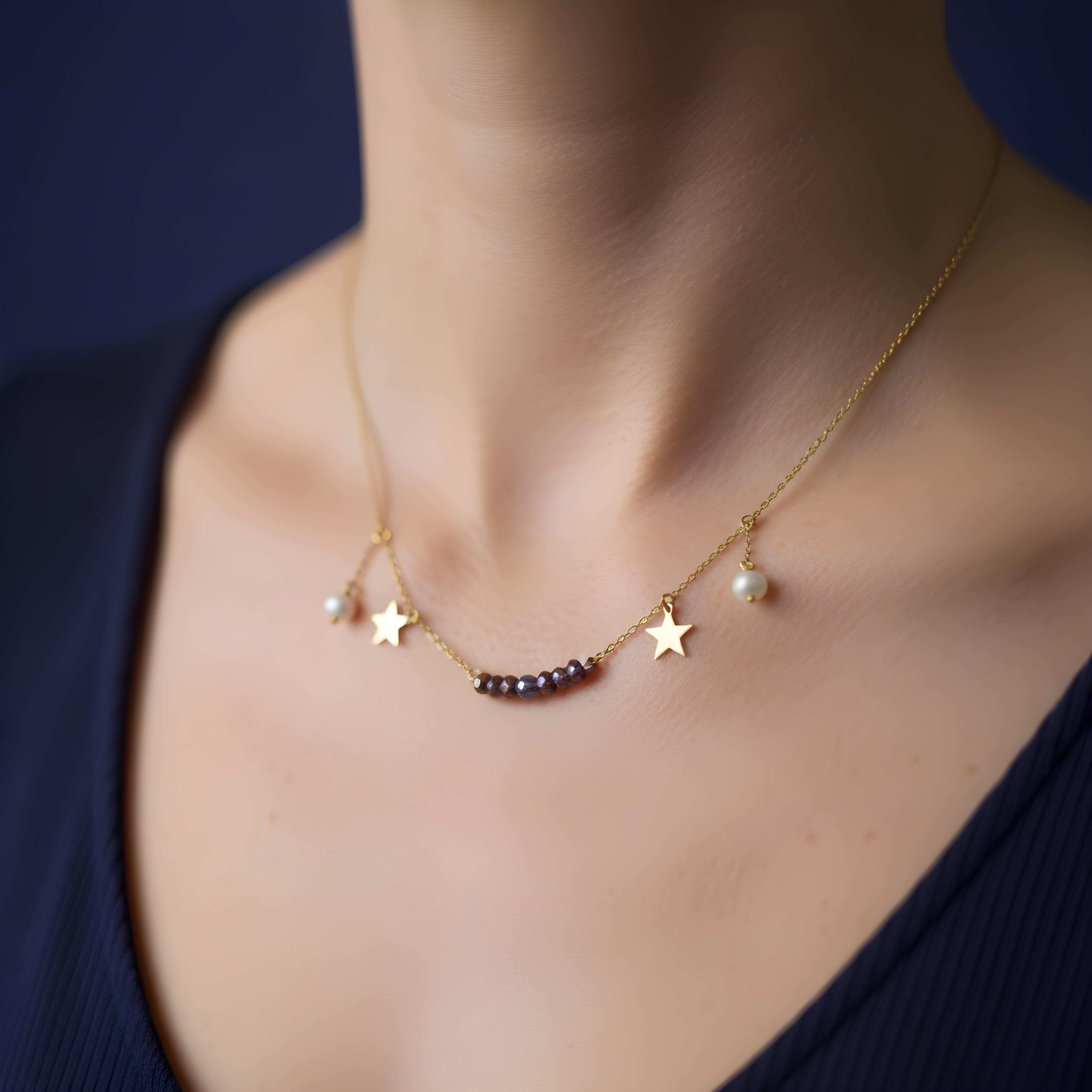 Golden Star Necklace