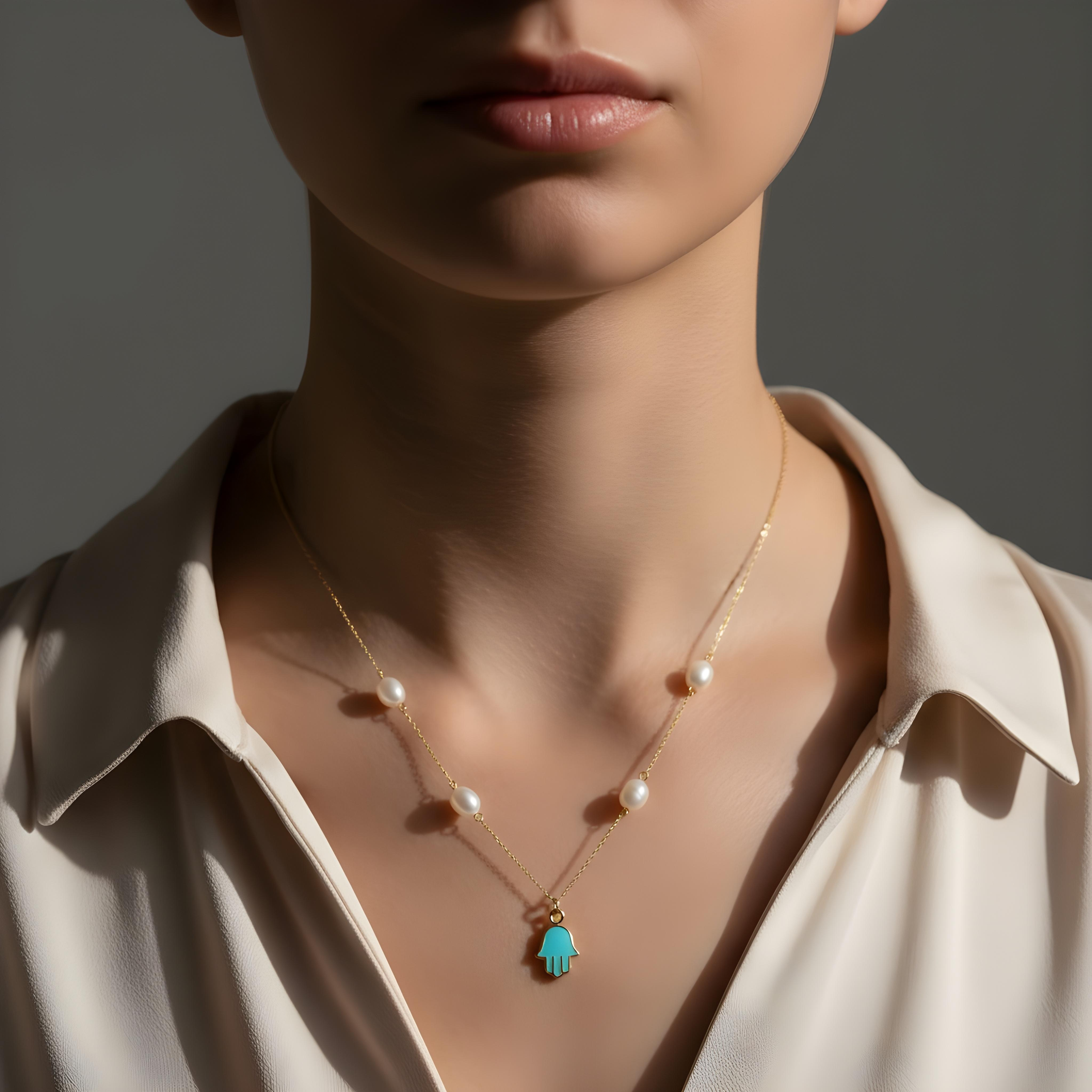 Happy Hamsa Necklace