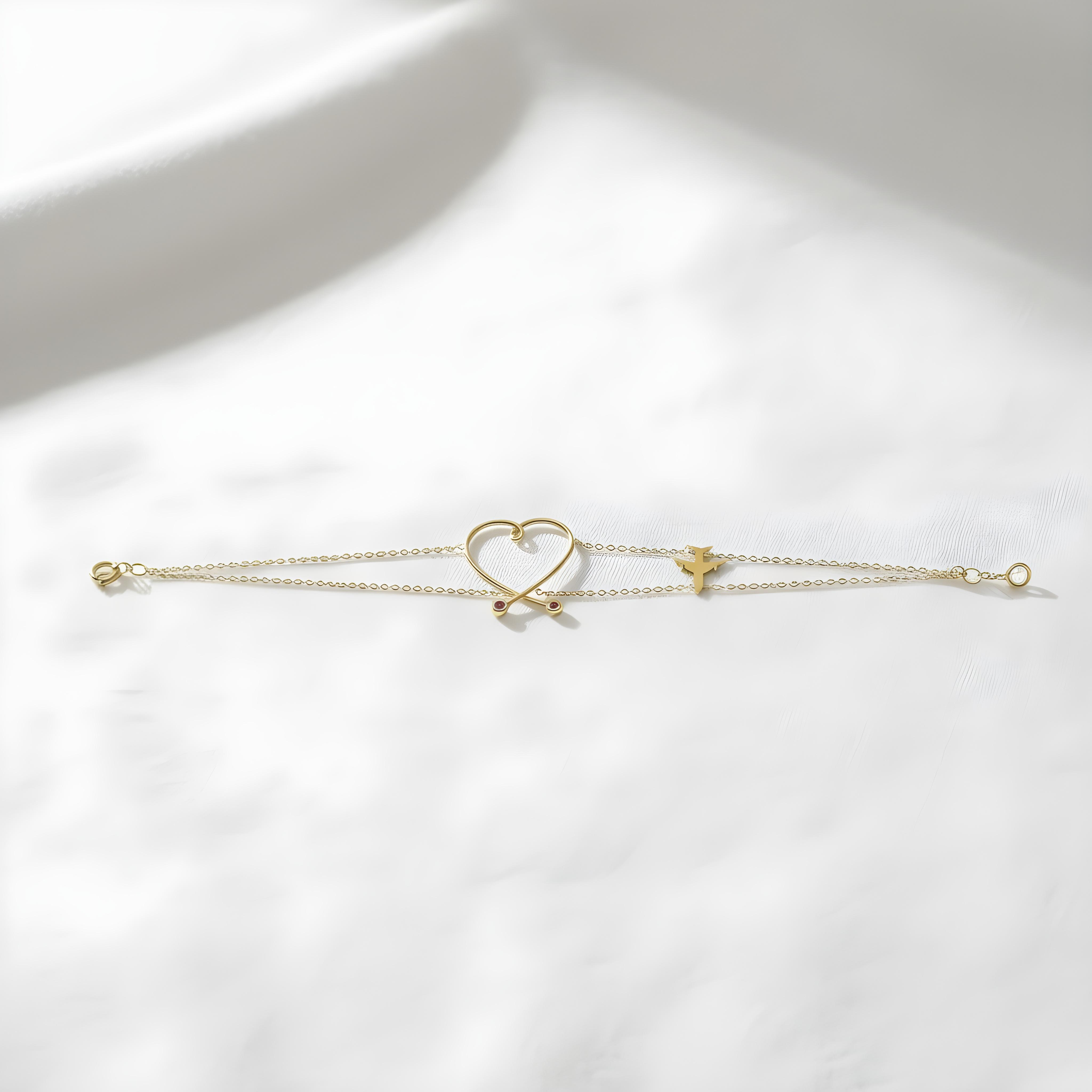 I Love To Travel Bracelet