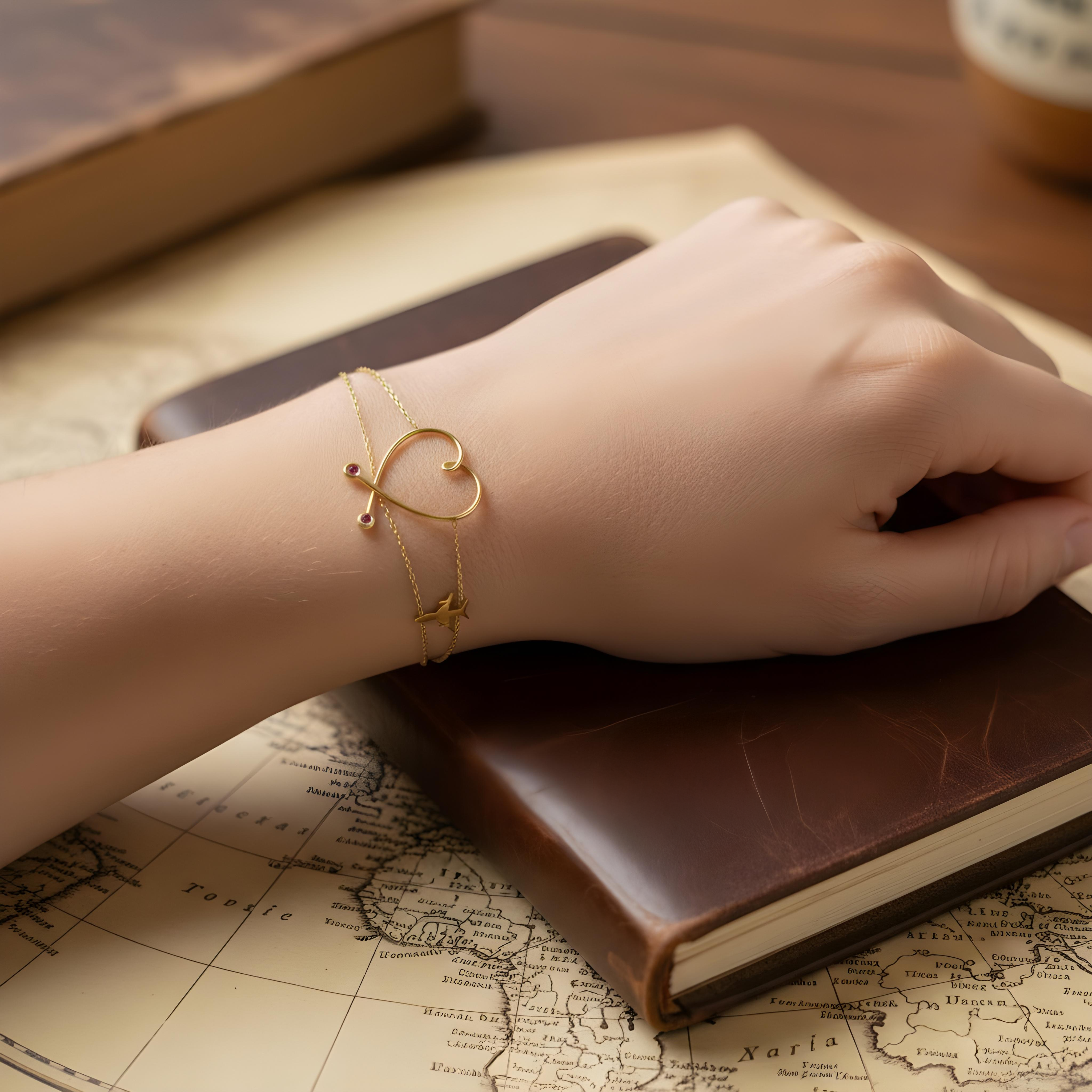 I Love To Travel Bracelet