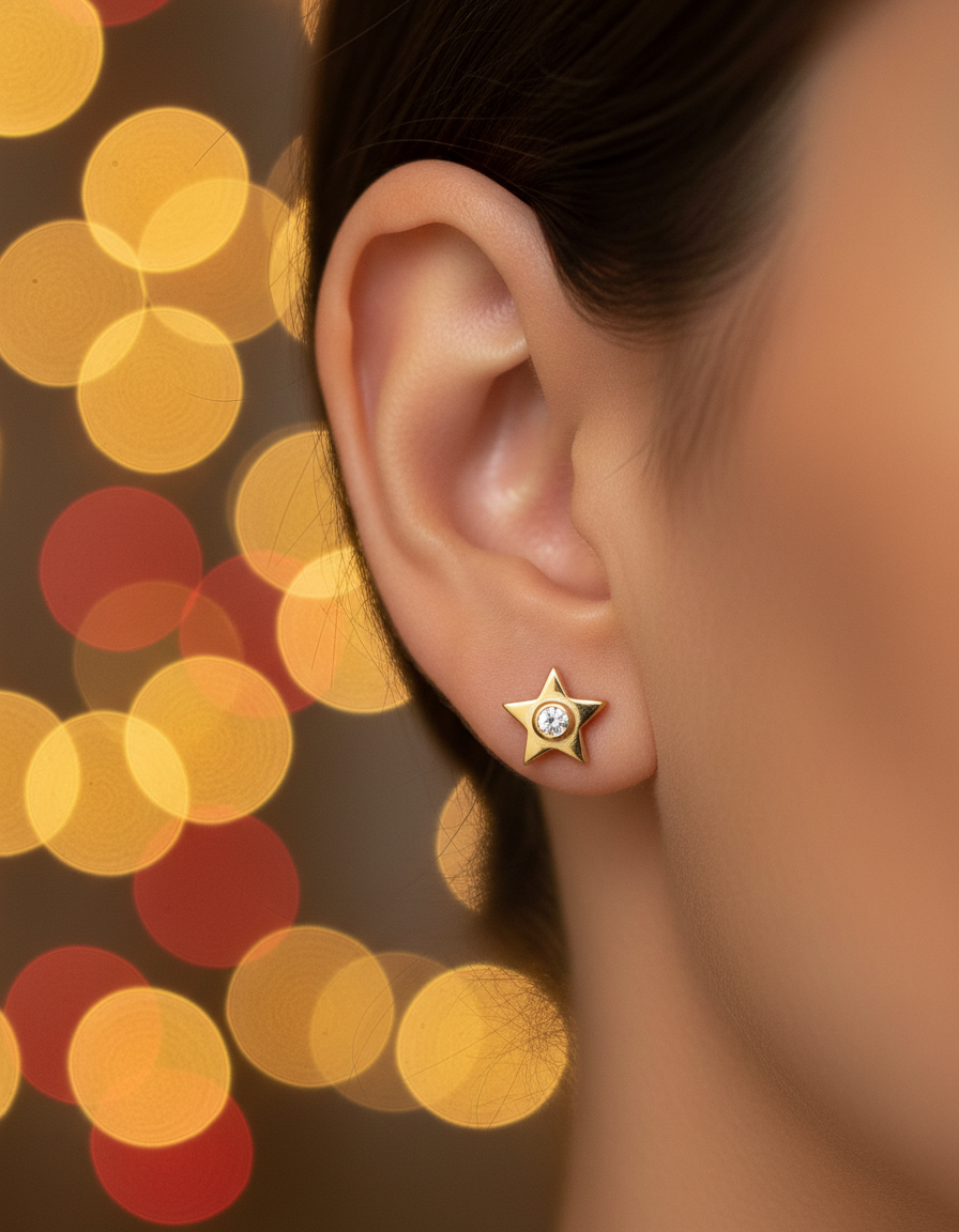 Twinkle Star Stud Earring