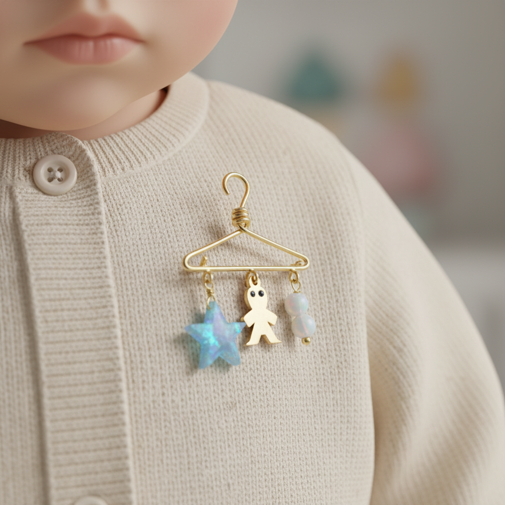 Baby Boy Hanger Pin