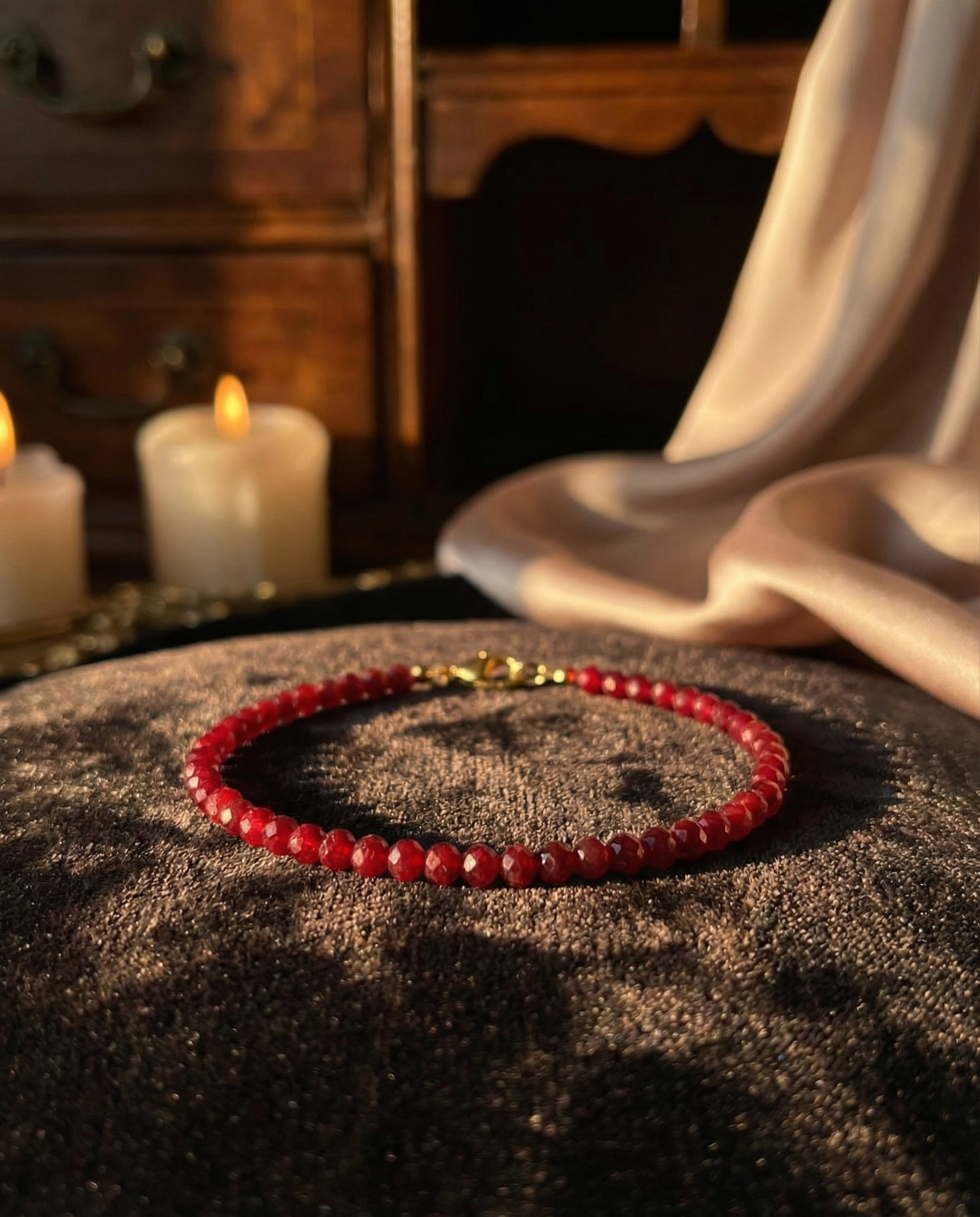 Ruby Glow Bracelet