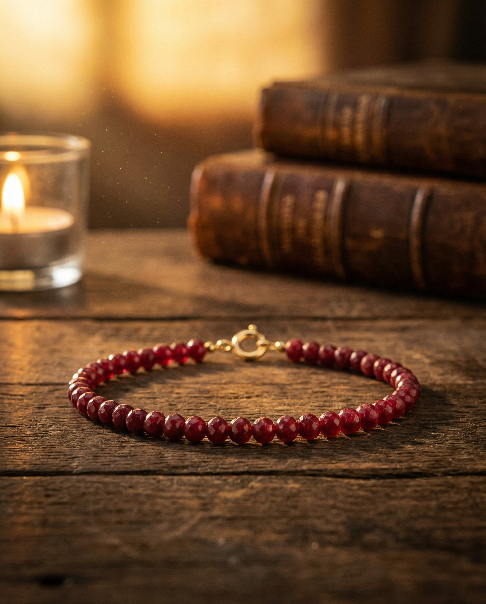 Ruby Glow Bracelet