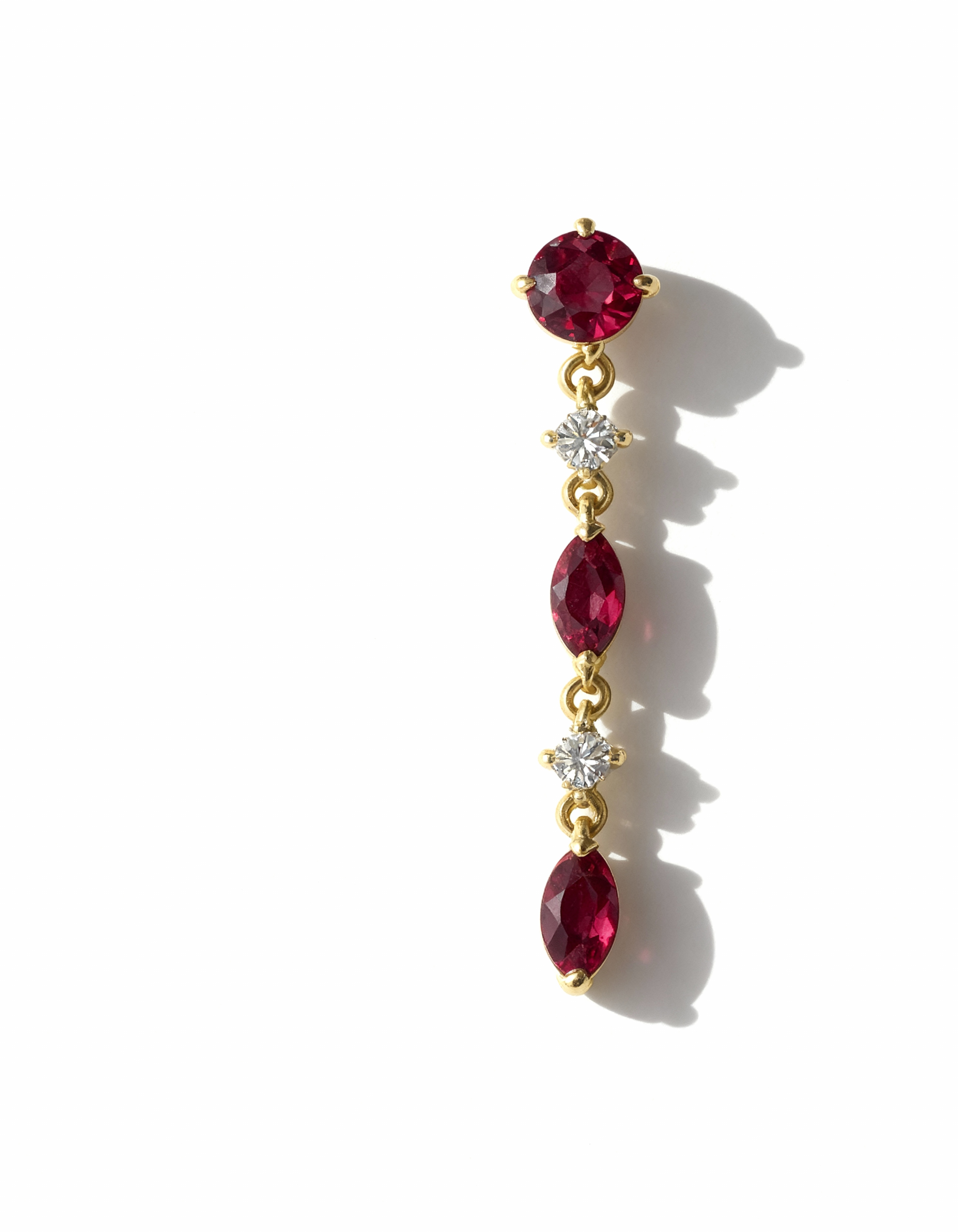 Ruby Whisper Stud Earring