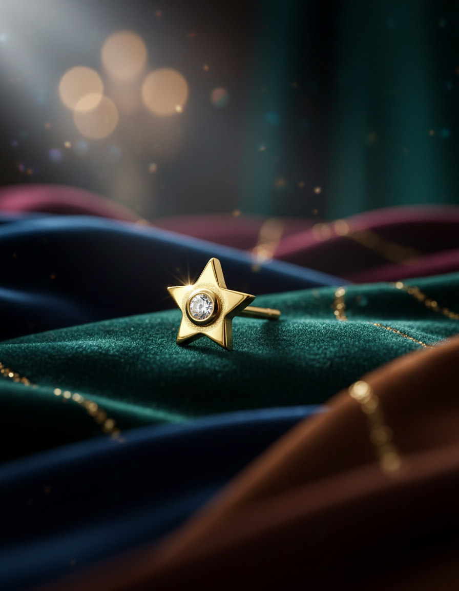 Twinkle Star Stud Earring