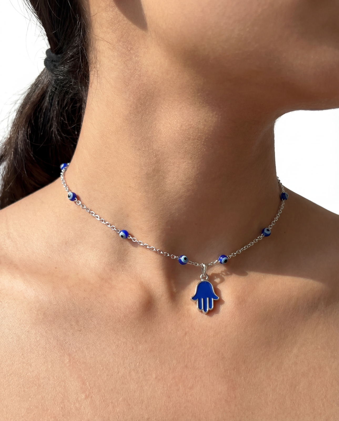 Protection Hamsa Hand Necklace