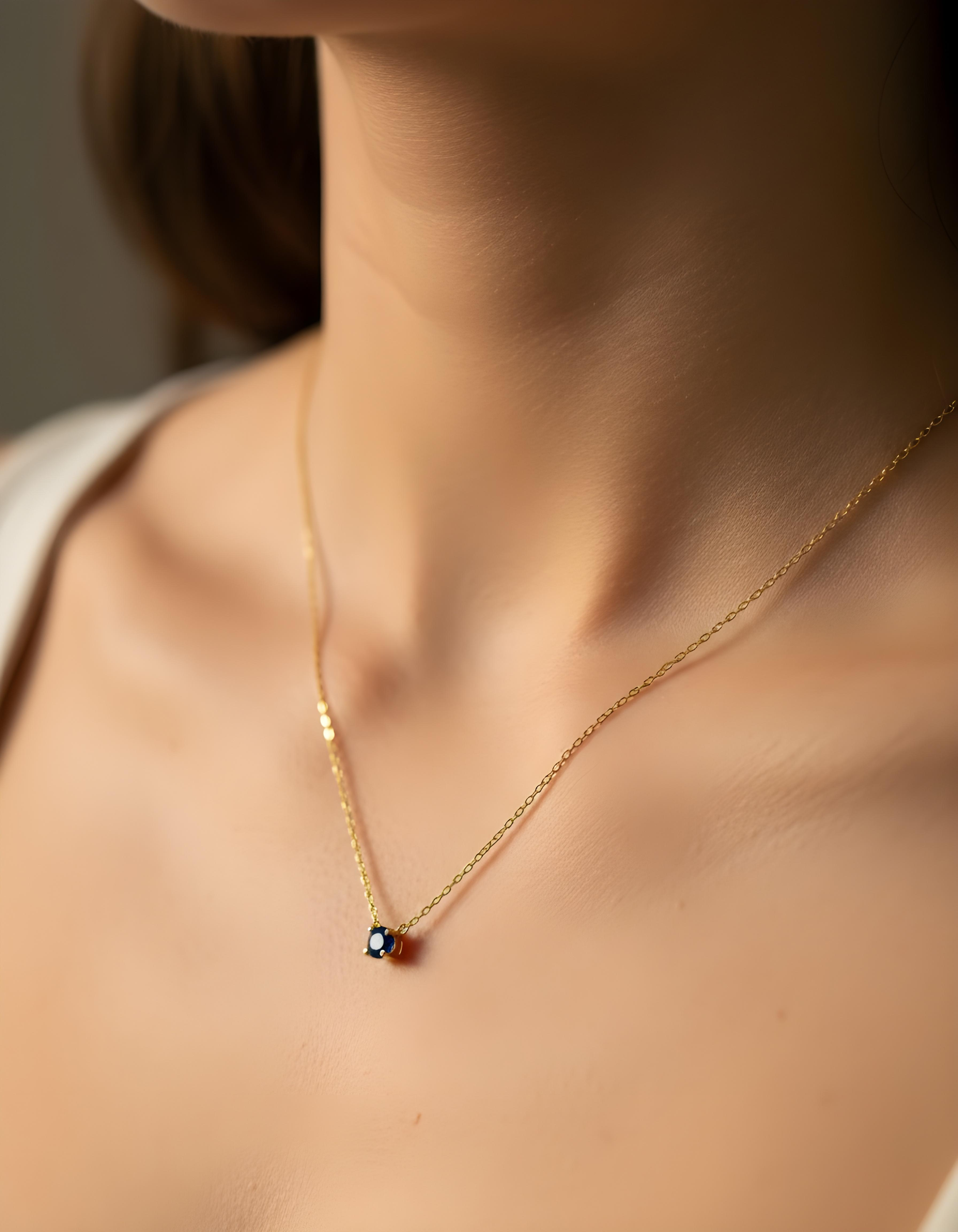 Classic Sapphire Necklace