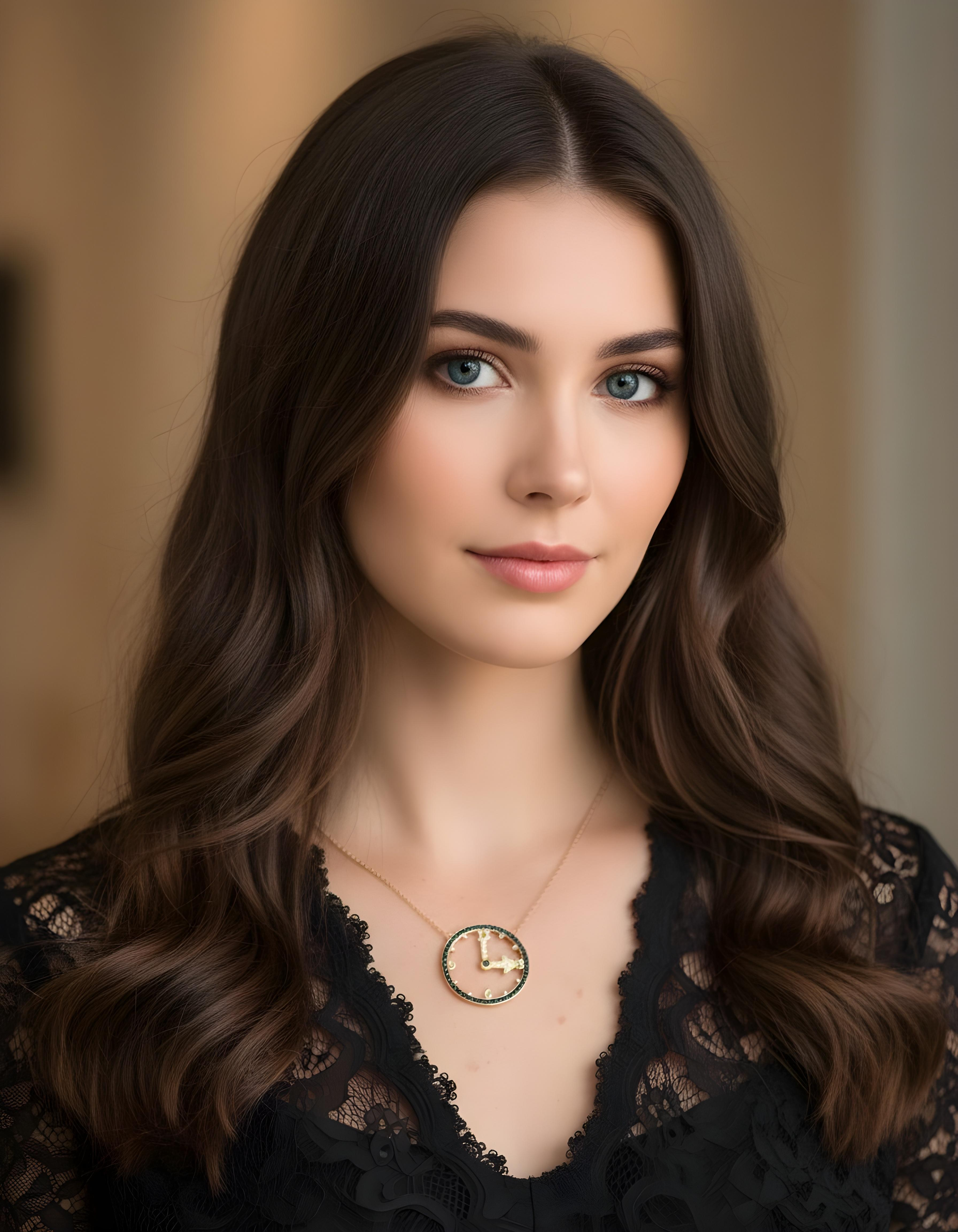 Black Diamond Watch Necklace