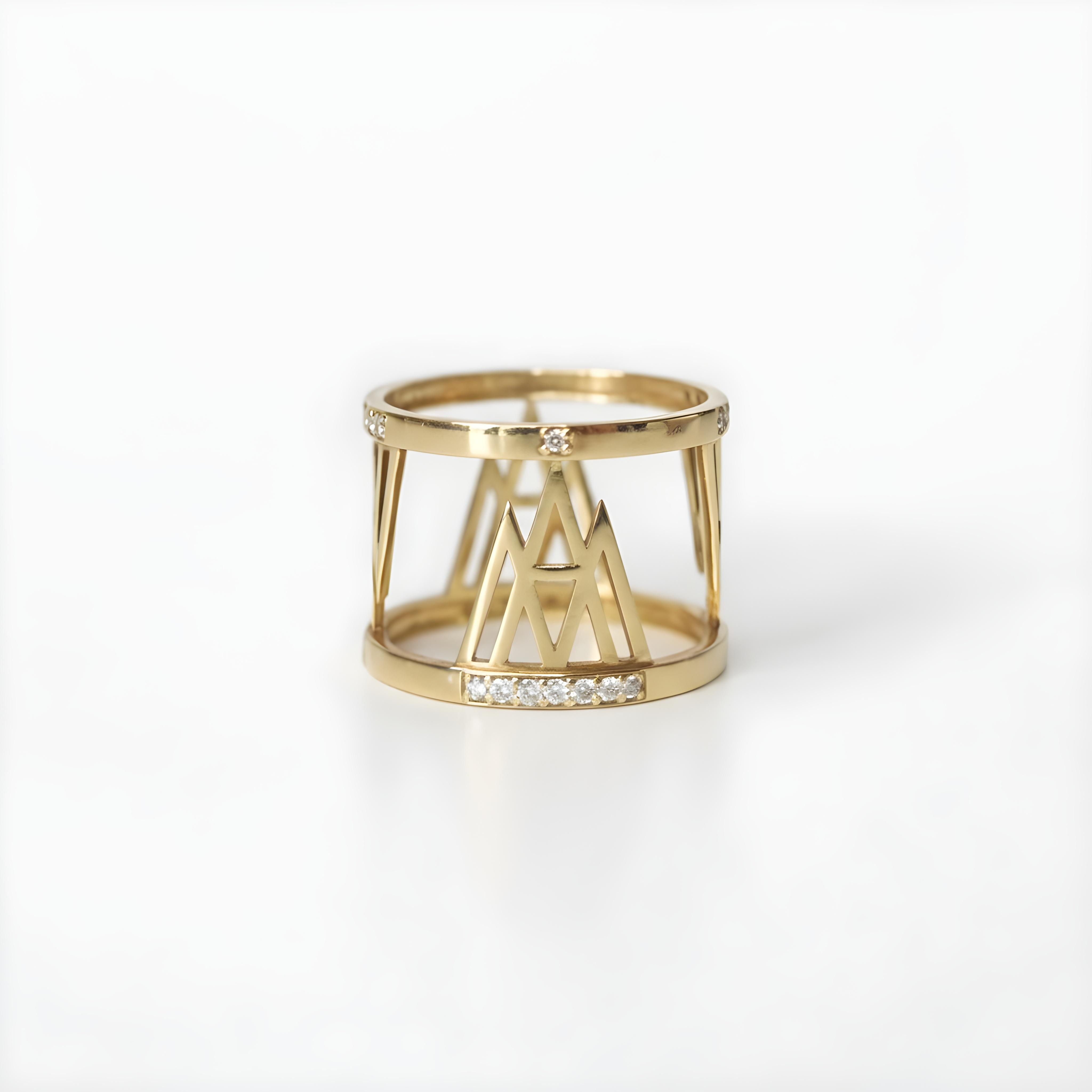 Royal Radiance Crown Ring