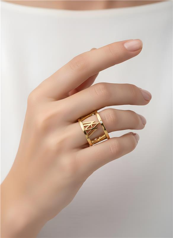 Diamond Top Royal Crown Ring