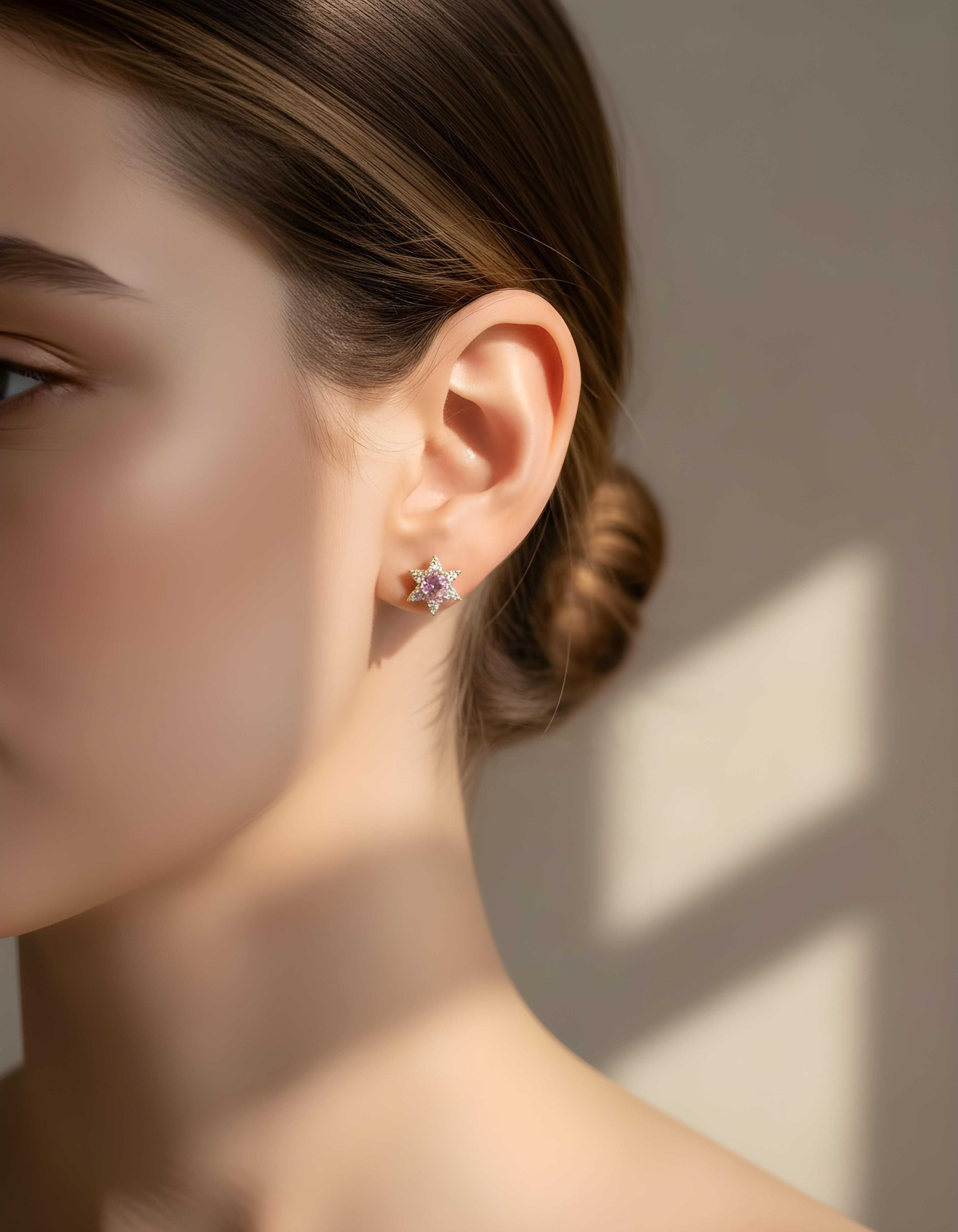 Glow Star Stud Earrings