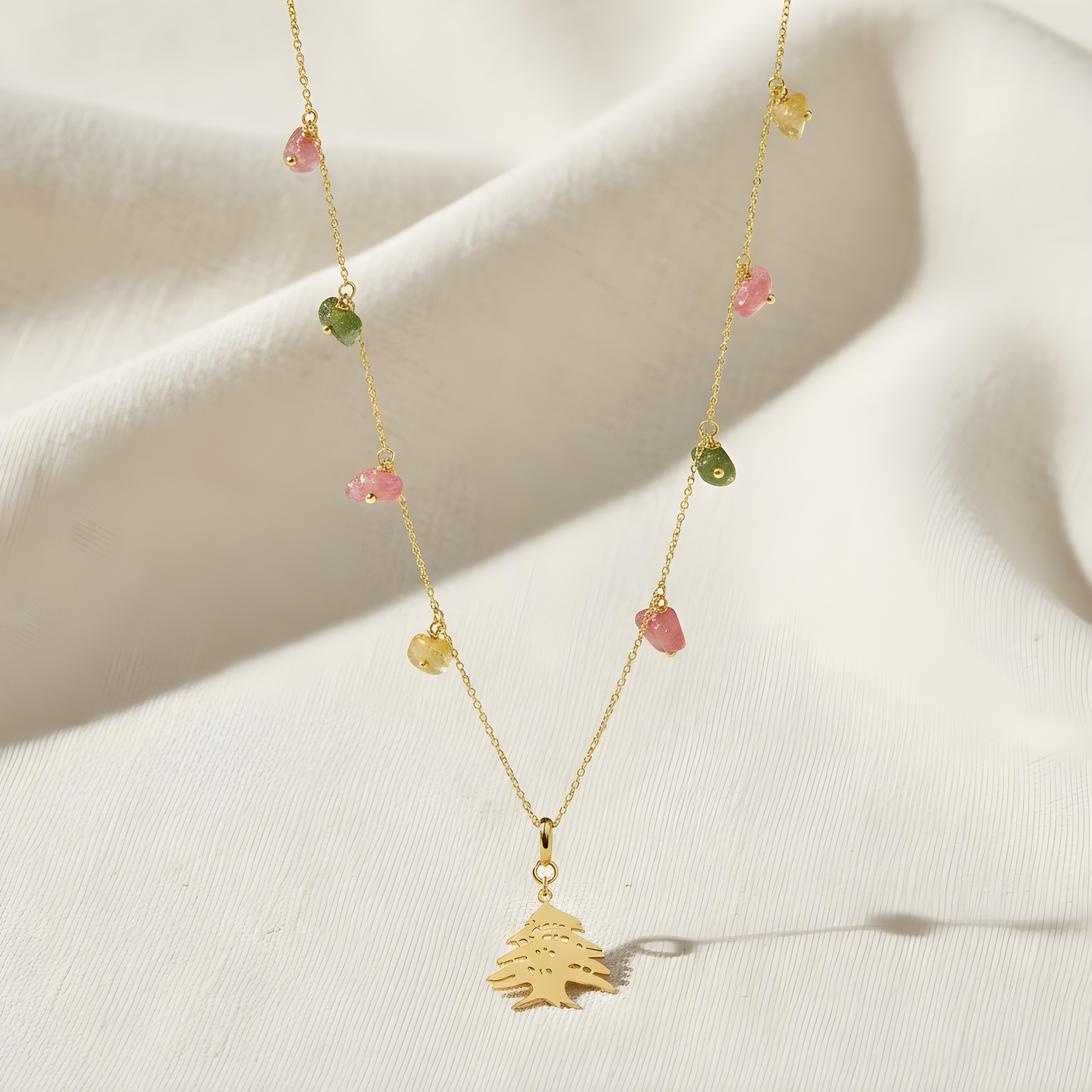 Cedar Tourmaline Necklace