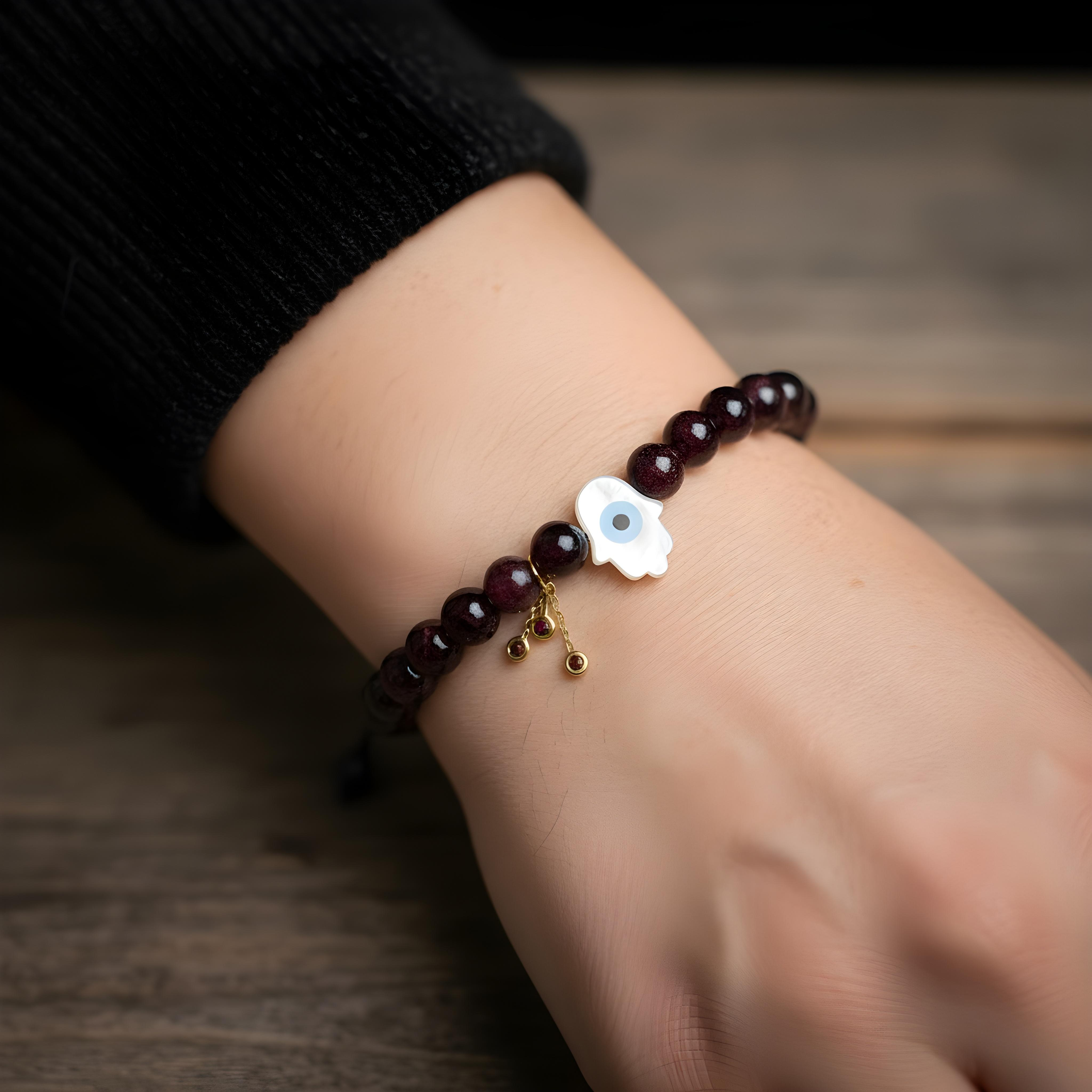 Garnet Protection Bracelet