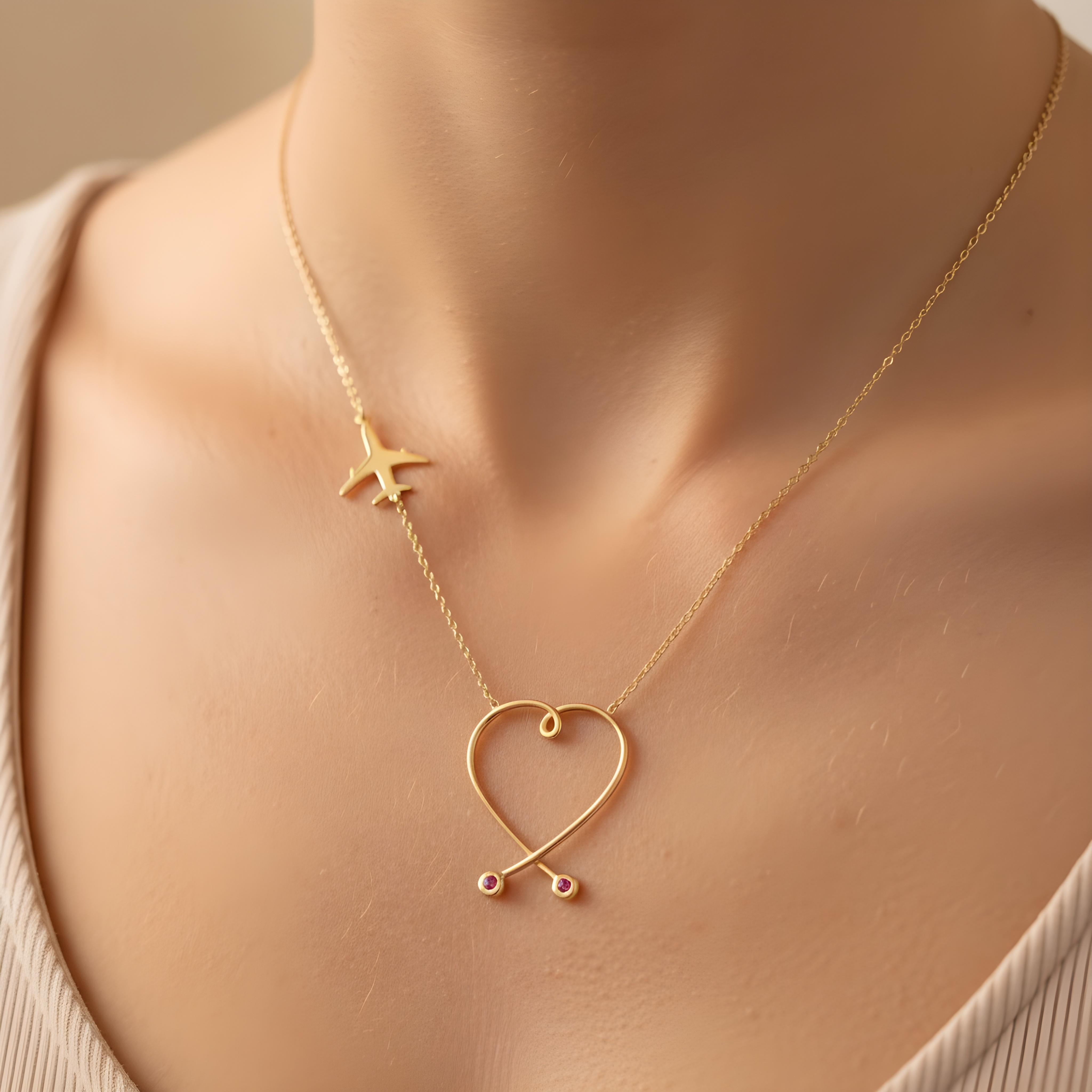 I Love To Travel Necklace