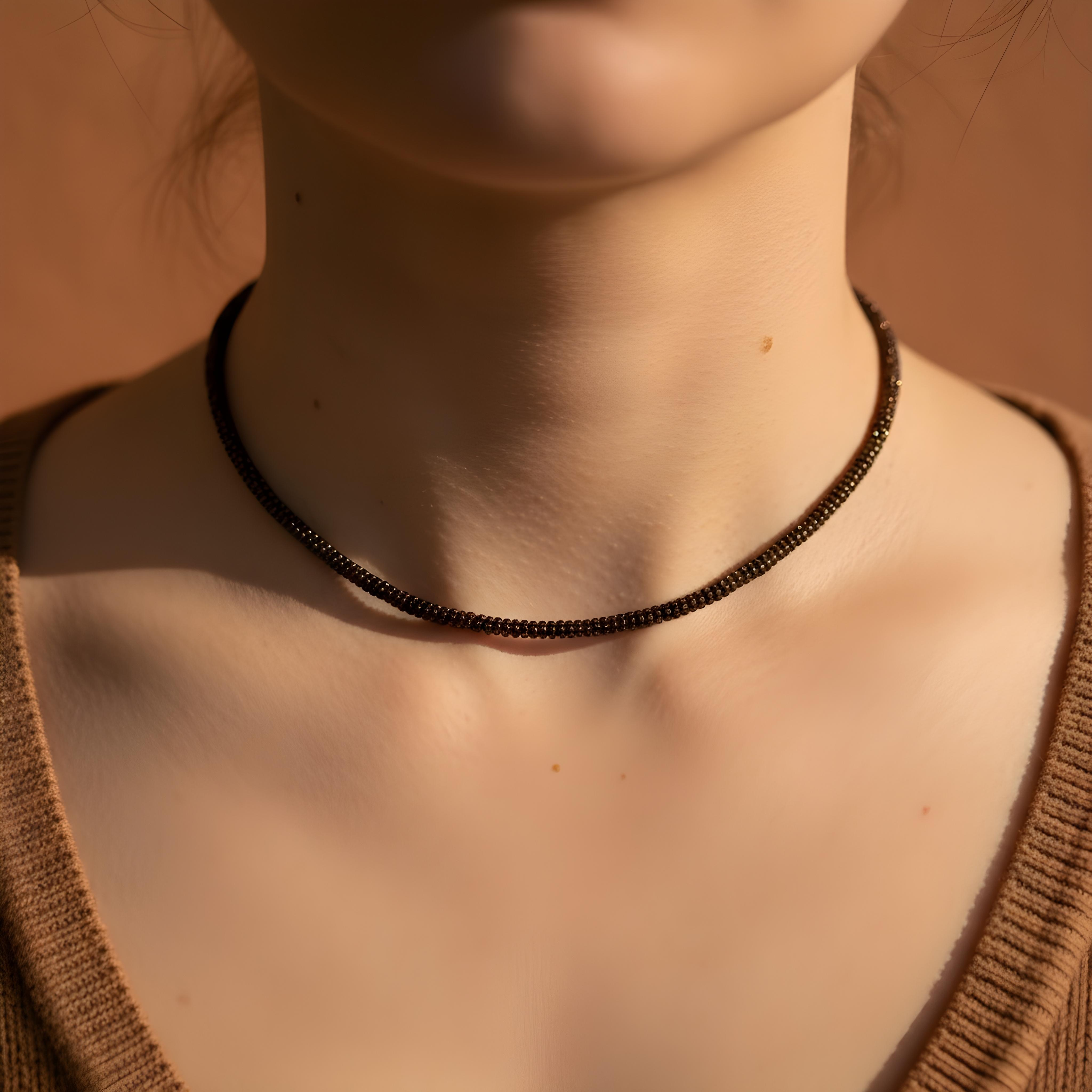 Brown Sparks Necklace