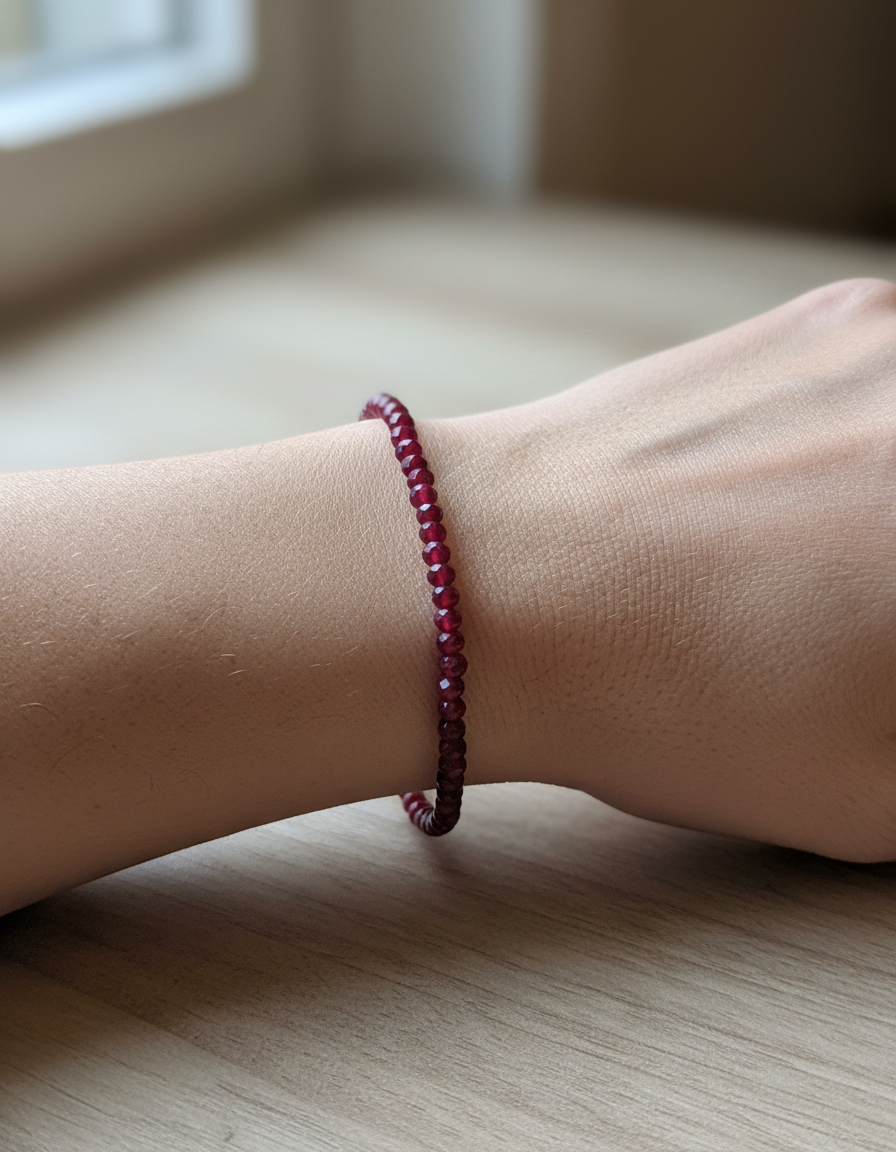 Ruby Glow Bracelet