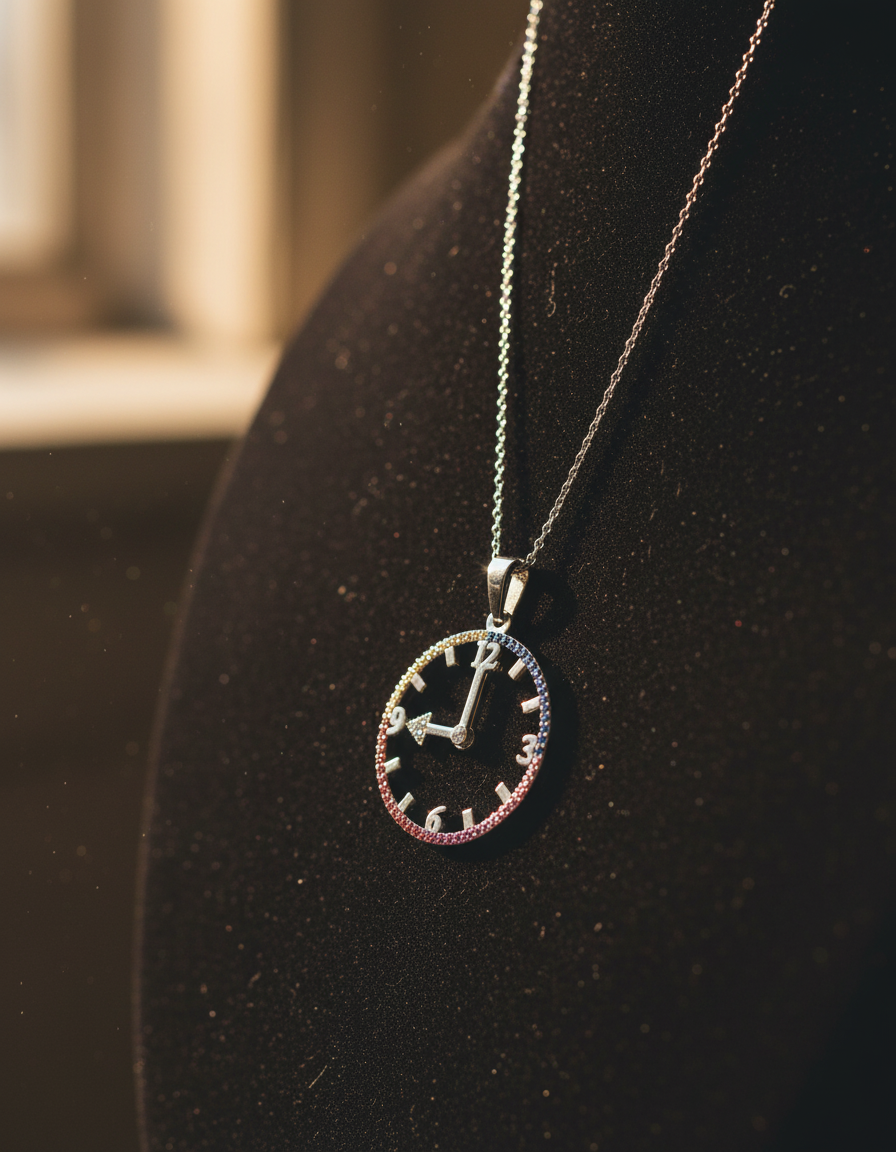 Sapphire Watch Necklace