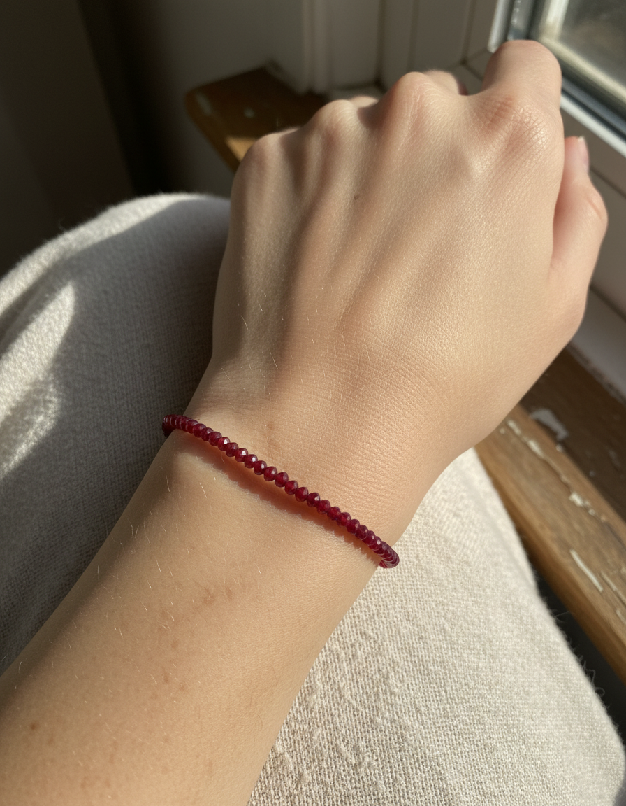 Ruby Glow Bracelet