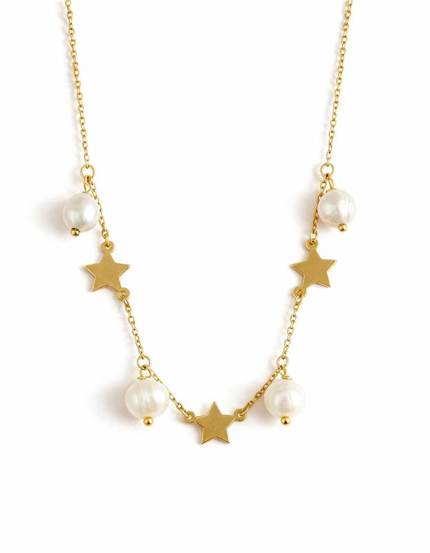 Floating Dance Pearly Necklace