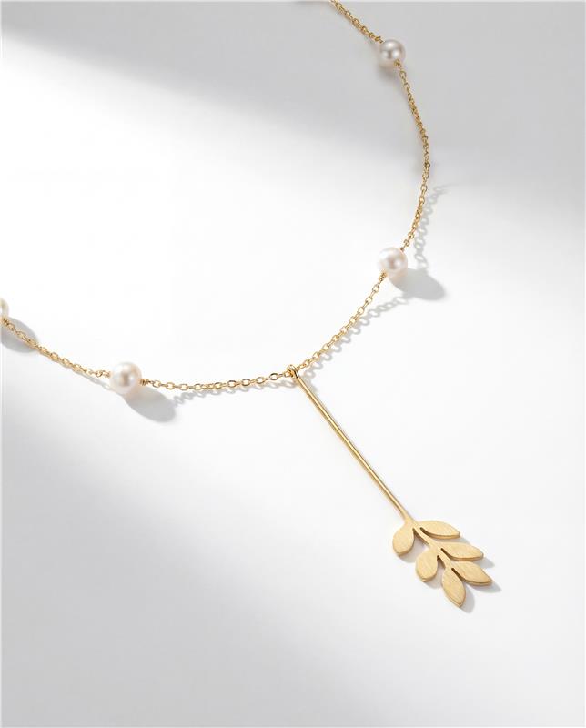 Cora Leaf Whisper Necklace