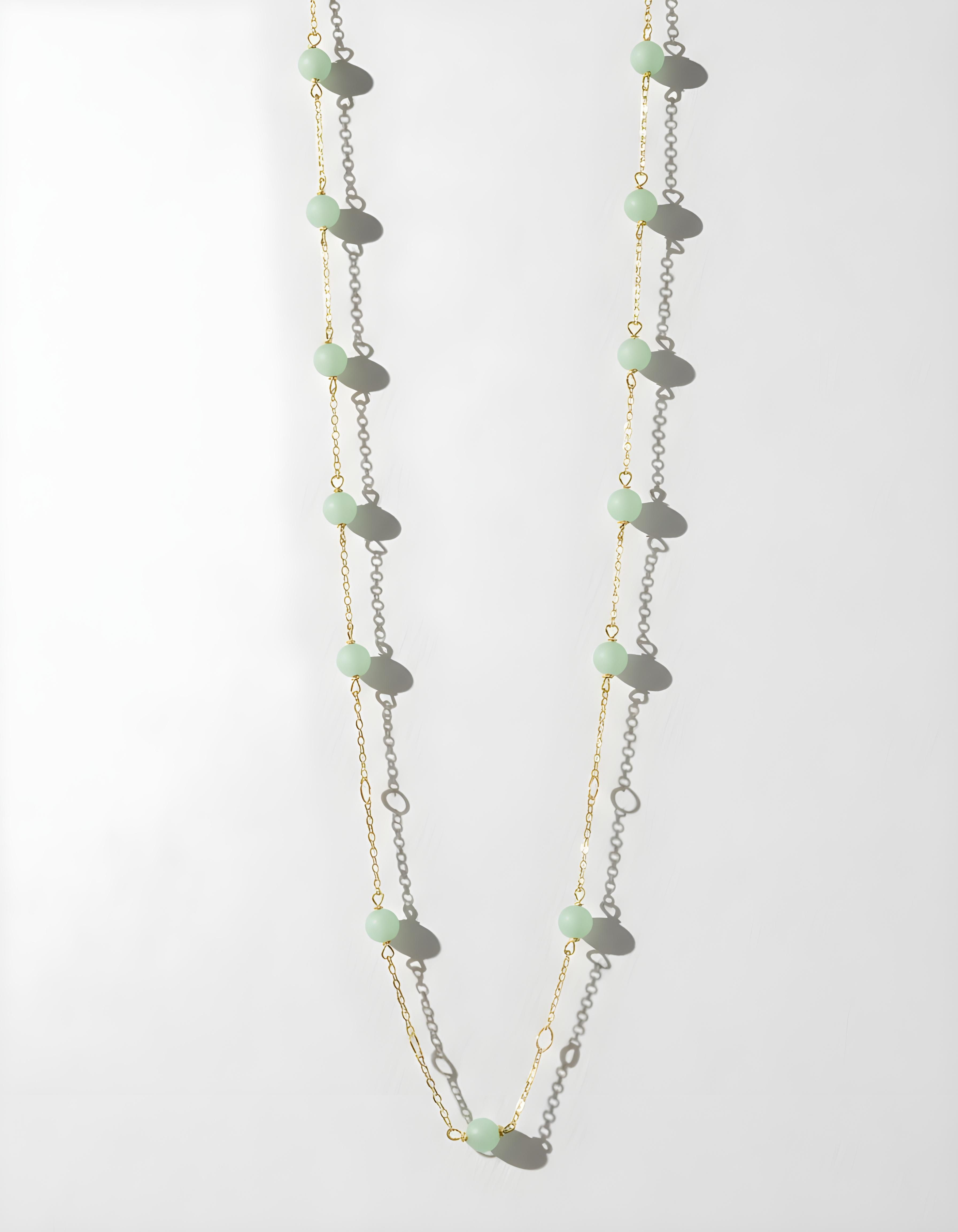 Green beads Necklace