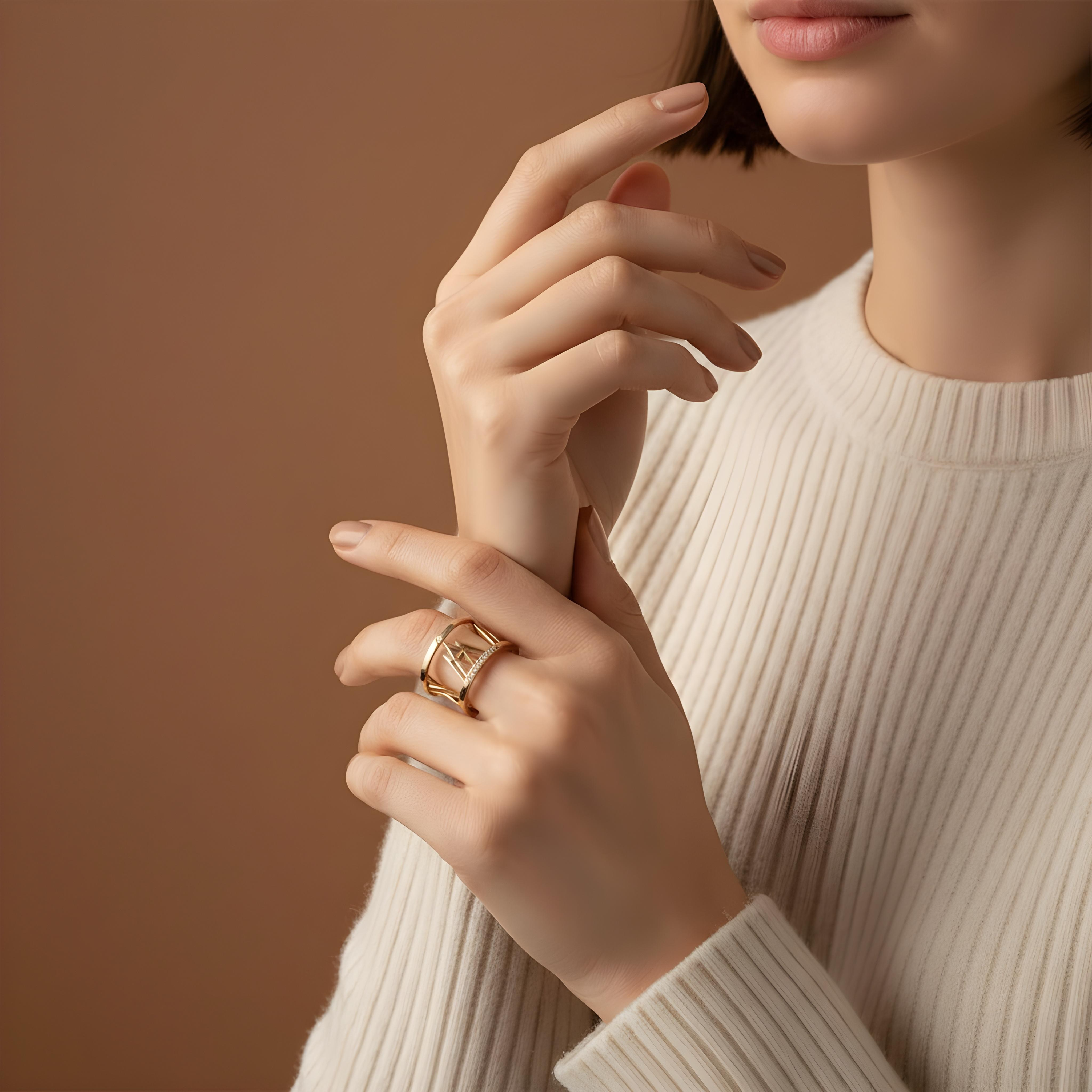 Royal Radiance Crown Ring