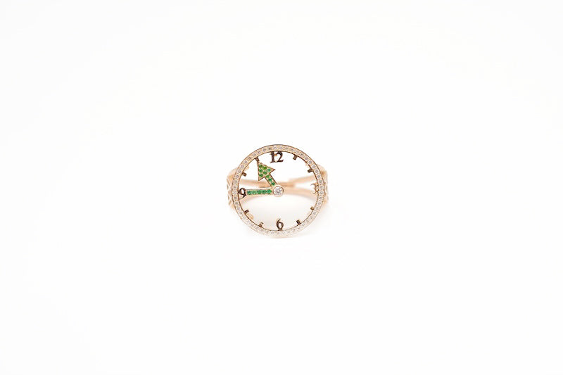 Emerald Watch Ring